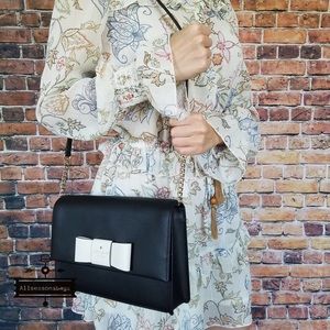 NWT Kate spade Robinson Street zanni Black bow bag